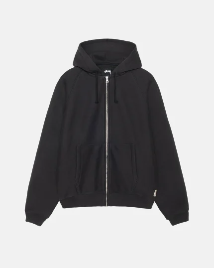 Raglan Stussy Zipper Hoodie