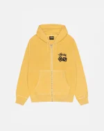 Stussy Zip Yellow new brandHoodie
